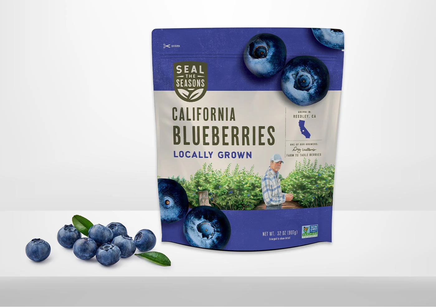 Seal The Seasons, California Blueberries 32oz (Frozen)