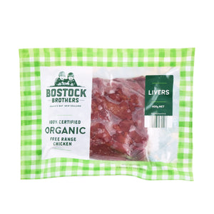 BOSTOCK BROTHERS, Organic Free-Range Chicken Liver 400g (Frozen) 有機走地雞肝