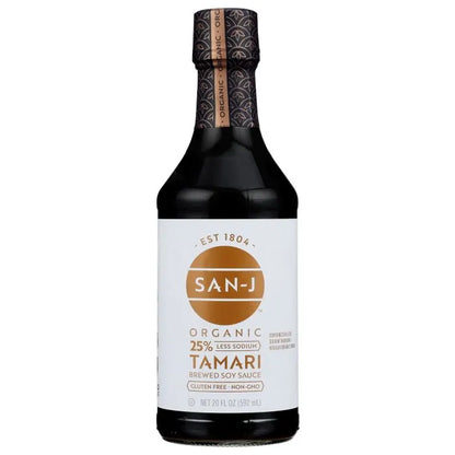 SAN-J, Organic Tamari Gluten Free Soy Sauce (reduced sodium) 20oz