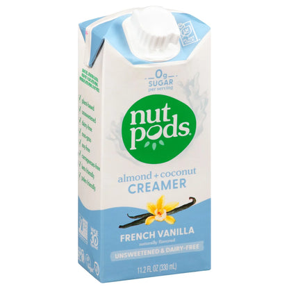 Nutpods, Dairy Free Coffee Creamer Unsweetened French Vanilla 11.2oz