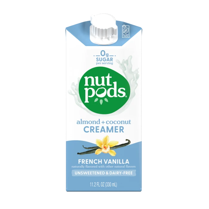 Nutpods, Dairy Free Coffee Creamer Unsweetened French Vanilla 11.2oz