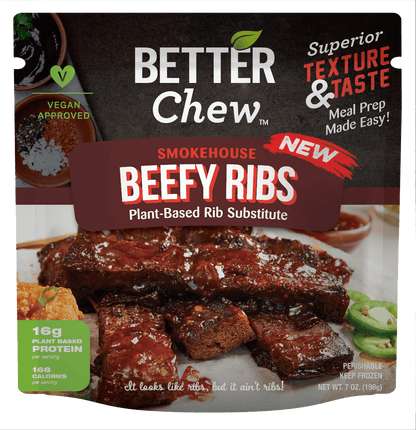 Better Chew, Plant-Based Smokehouse Beefy Ribs 7oz (Frozen)純素牛肋排煙燻風味