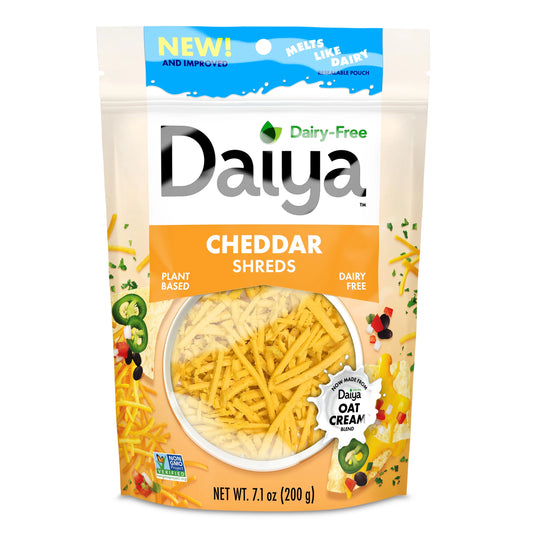 Daiya, Dairy-Free Cheddar Cheese Shreds 7.1 oz (frozen)