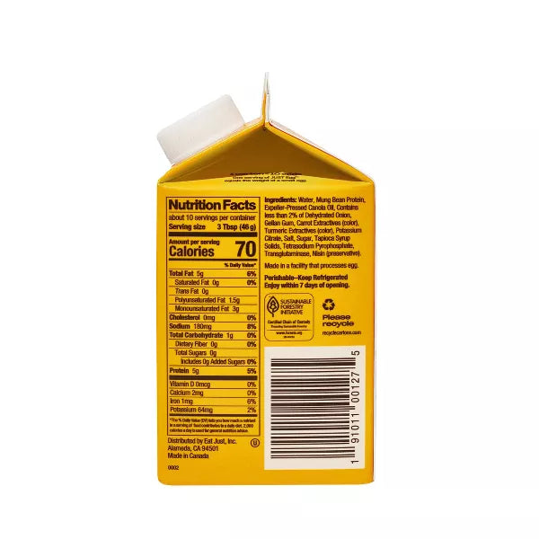 JUST Egg, Plant Based Scramble 16oz (Chill)