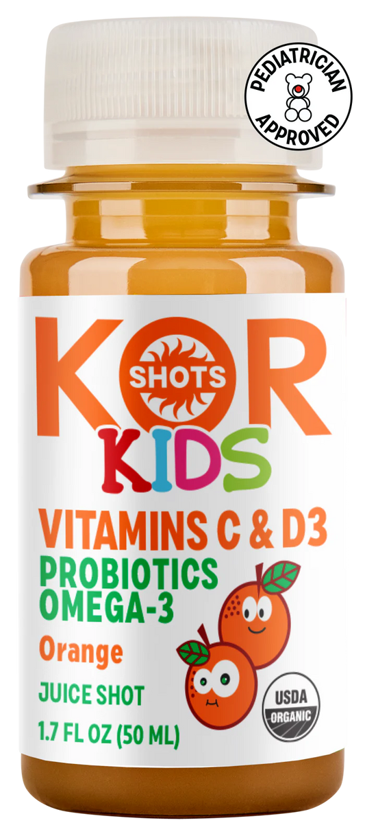 KOR Shots, Kids Orange Juice Shot 1.7oz (6 bottles) (Chill)