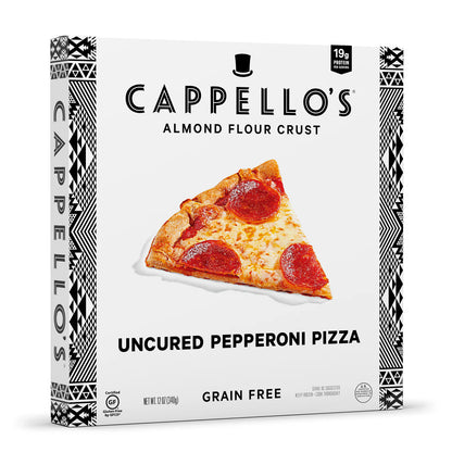 Cappello's, Gluten Free Uncured Pepperoni Pizza 12oz (Frozen)