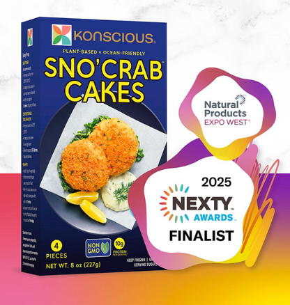 [Promo] Konscious, Vegan Sno' Crab Cakes 8oz (Frozen)