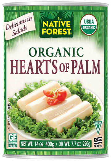 Native Forest, Organic Hearts of Palm 14oz 有機棕櫚心
