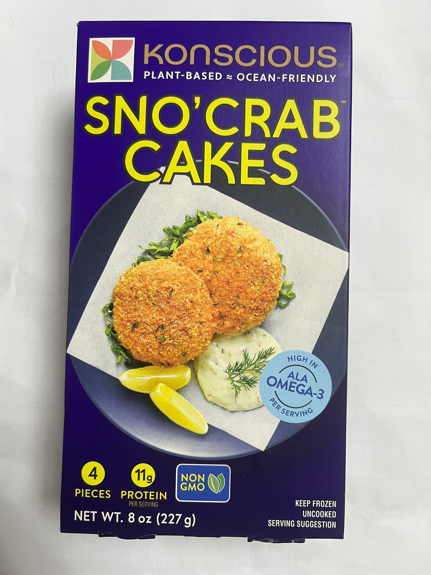 [Promo] Konscious, Vegan Sno' Crab Cakes 8oz (Frozen)