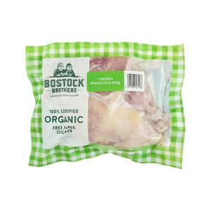 BOSTOCK BROTHERS, Organic Free-Range Chicken Leg 500g (Frozen) 有機走地雞全脾
