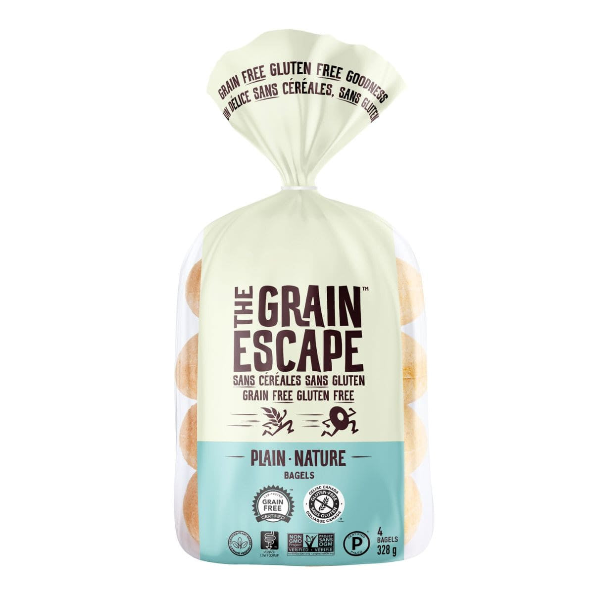 [Promo] The Grain Escape, Gluten-Free Bagels Plain 11.6oz (Frozen)