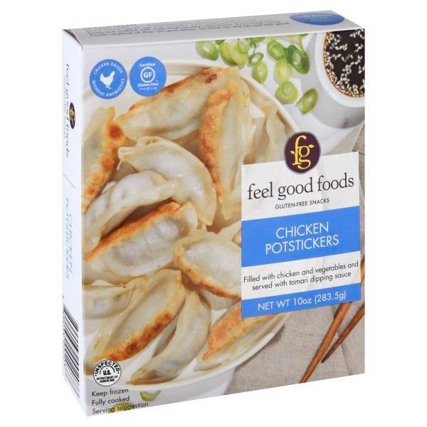 [Promo] Feel Good Foods, Gluten Free Chicken Potstickers 10oz (Frozen)