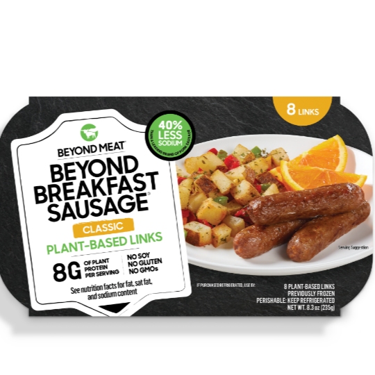 Beyond Meat, Beyond Breakfast Sausage Links Classic 8.3oz (Frozen)