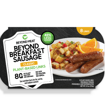 Beyond Meat, Beyond Breakfast Sausage Links Classic 8.3oz (Frozen)