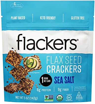 Flackers, Sea Salt Flaxseed Crackers 5oz – Neighbor.Green