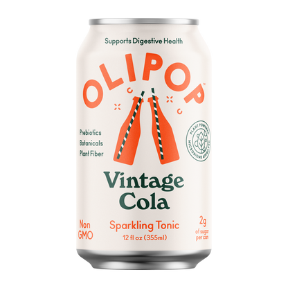 OLIPOP, Vintage Cola Sparkling Tonic 12oz (Chill)