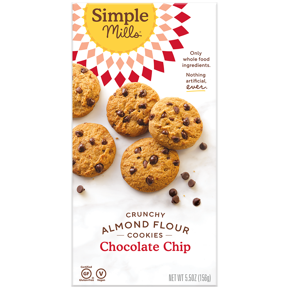 Simple Mills, Crunchy Chocolate Chip Cookies 5.5oz