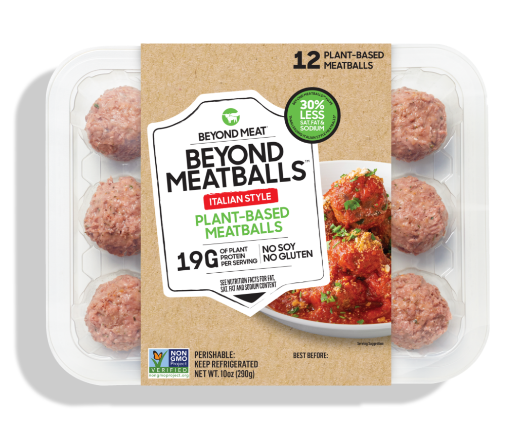 Beyond Meat, Plant-based Meatballs Italian Style 10oz (Frozen)