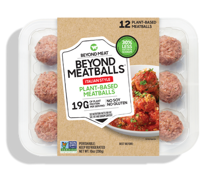 Beyond Meat, Plant-based Meatballs Italian Style 10oz (Frozen)