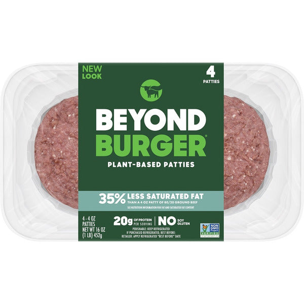 Beyond Meat, Beyond Meat Burger 4 patties 16oz (Frozen) 純素漢堡